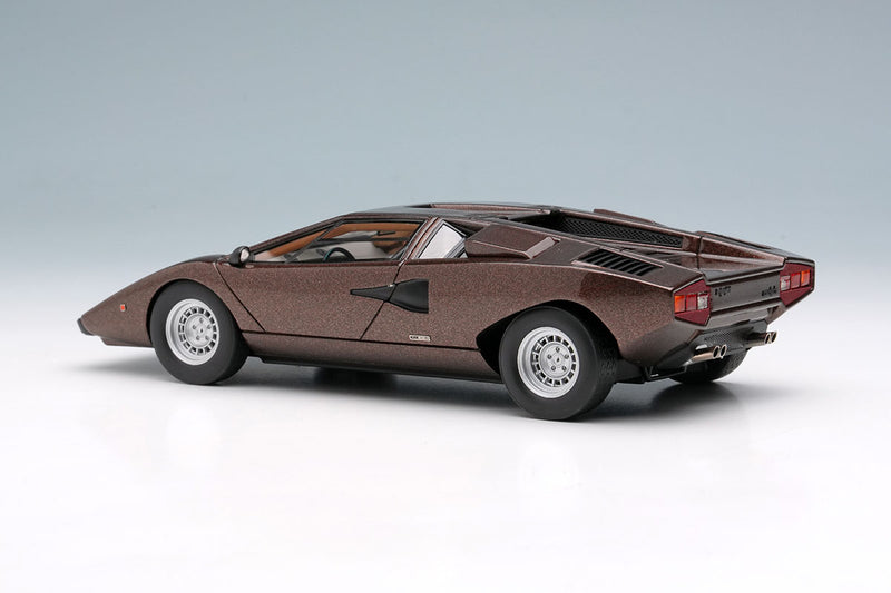 Laden Sie das Bild in Galerie -Viewer, EIDOLON EM387K Lamborghini Countach LP400 1974 Luci del Bosco Limited 100pcs Make Up 1/43 EM387K
