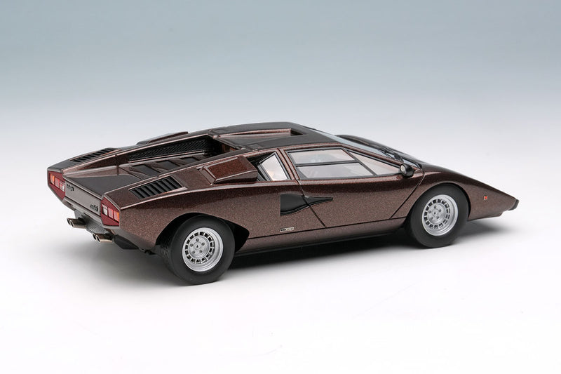 Laden Sie das Bild in Galerie -Viewer, EIDOLON EM387K Lamborghini Countach LP400 1974 Luci del Bosco Limited 100pcs Make Up 1/43 EM387K
