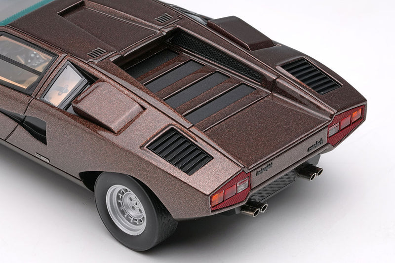 Laden Sie das Bild in Galerie -Viewer, EIDOLON EM387K Lamborghini Countach LP400 1974 Luci del Bosco Limited 100pcs Make Up 1/43 EM387K
