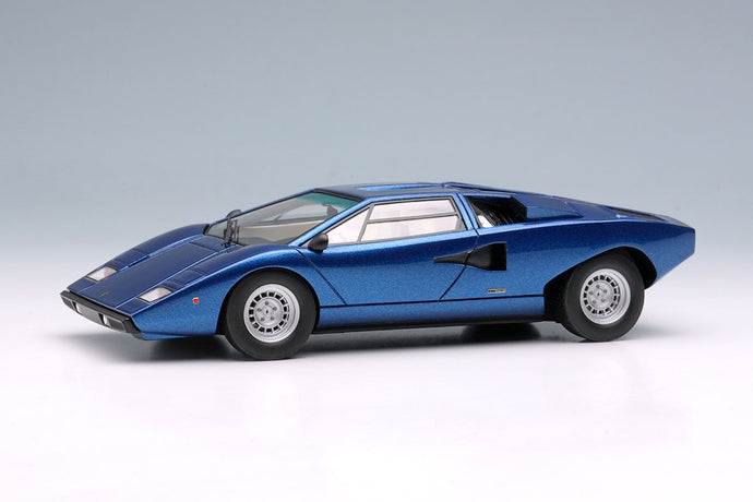 EIDOLON EM387M Lamborghini Countach LP400 1974 Blu Notte Metallizzato Limited 80pcs Make Up 1/43 EM387M