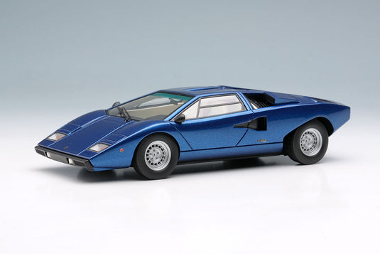 EIDOLON EM387M Lamborghini Countach LP400 1974 Blu Notte Metallizzato Limited 80pcs Make Up 1/43 EM387M
