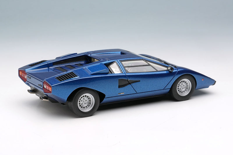 Laden Sie das Bild in Galerie -Viewer, EIDOLON EM387M Lamborghini Countach LP400 1974 Blu Notte Metallizzato Limited 80pcs Make Up 1/43 EM387M
