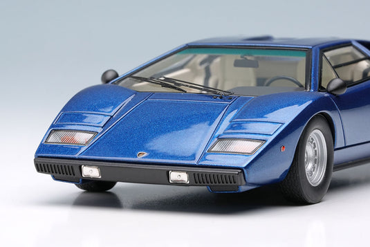EIDOLON EM387M Lamborghini Countach LP400 1974 Blu Notte Metallizzato Limited 80pcs Make Up 1/43 EM387M