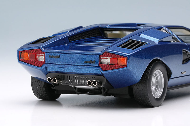 Laden Sie das Bild in Galerie -Viewer, EIDOLON EM387M Lamborghini Countach LP400 1974 Blu Notte Metallizzato Limited 80pcs Make Up 1/43 EM387M
