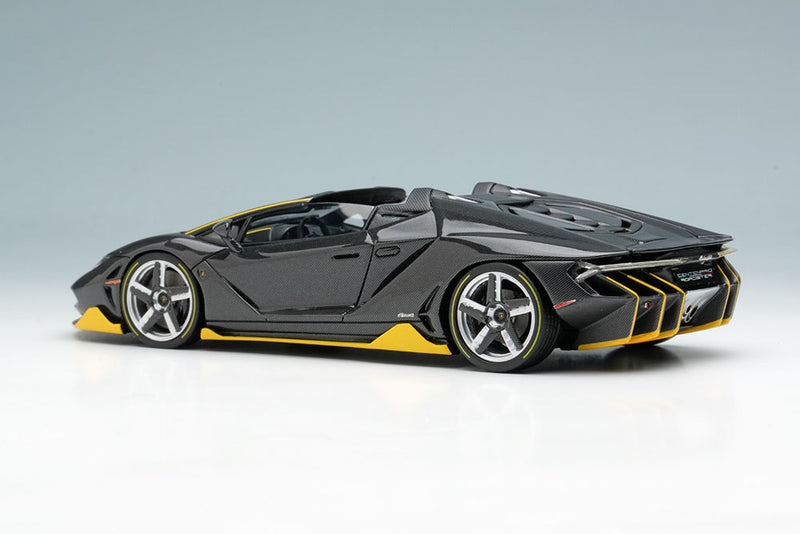 Carica immagine in Galleria Viewer, EIDOLON 1/43 EM406B Lamborghini Centenario Roadster LP770-4 2016 Visible Carbon / Yellow Limited 100pcs
