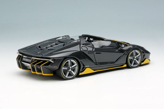 EIDOLON 1/43 EM406B Lamborghini Centenario Roadster LP770-4 2016 Visible Carbon / Yellow Limited 100pcs