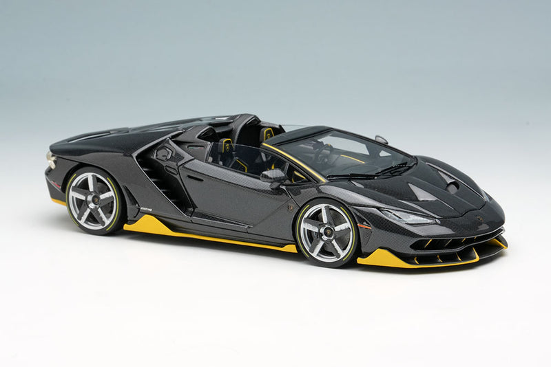 Carica immagine in Galleria Viewer, EIDOLON 1/43 EM406B Lamborghini Centenario Roadster LP770-4 2016 Visible Carbon / Yellow Limited 100pcs
