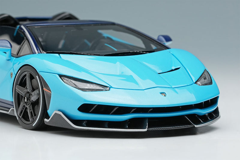 Load image into Gallery viewer, EIDOLON 1/43 EM406C Lamborghini Centenario Roadster LP770-4 2016 Blu Cepheus / Blu Hera Limited 100pcs
