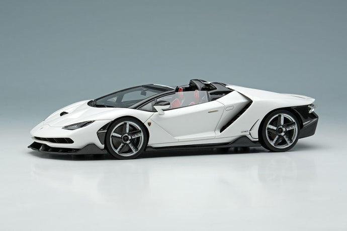 EIDOLON 1/43 EM406D Lamborghini Centenario Roadster LP770-4 2016 Bianco Monocerus Limited 60pcs