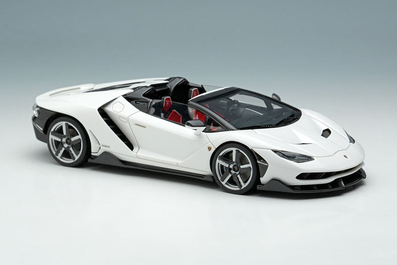 Load image into Gallery viewer, EIDOLON 1/43 EM406D Lamborghini Centenario Roadster LP770-4 2016 Bianco Monocerus Limited 60pcs
