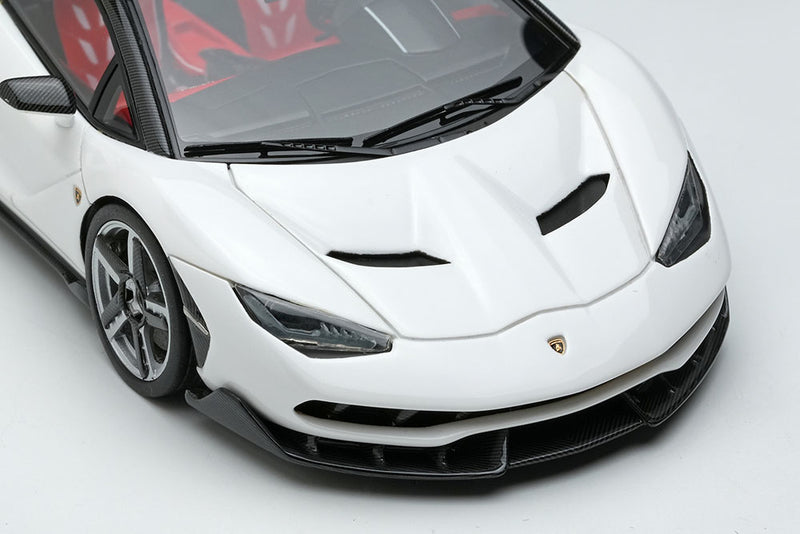 Cargue la imagen en el visor de la galería, EIDOLON 1/43 EM406D Lamborghini Centenario Roadster LP770-4 2016 Bianco Monocerus Limited 60pcs
