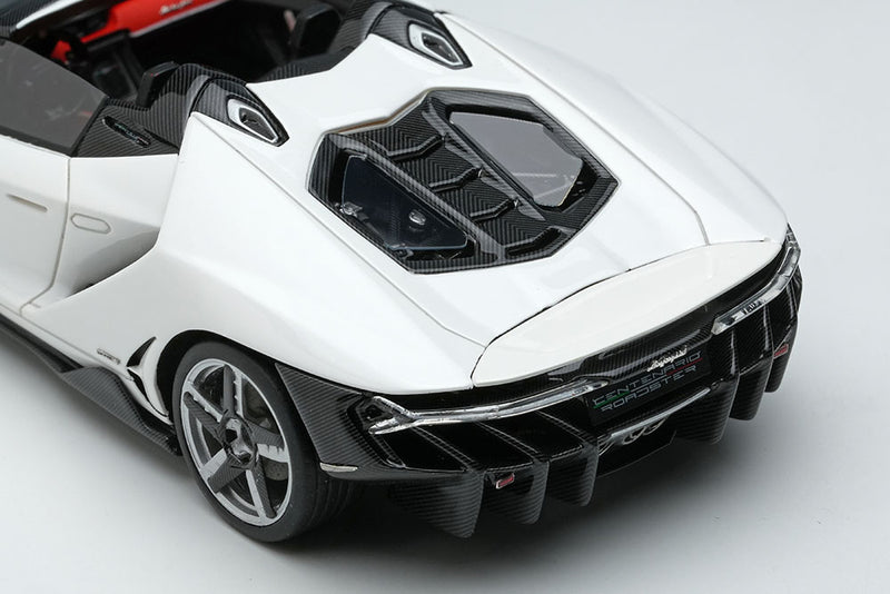 Cargue la imagen en el visor de la galería, EIDOLON 1/43 EM406D Lamborghini Centenario Roadster LP770-4 2016 Bianco Monocerus Limited 60pcs
