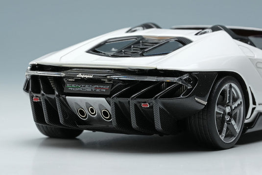 EIDOLON 1/43 EM406D Lamborghini Centenario Roadster LP770-4 2016 Bianco Monocerus Limited 60pcs