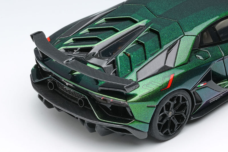 Laden Sie das Bild in Galerie -Viewer, EIDOLON EM438O Lamborghini Aventador SVJ 2018 (Leirion Wheel) Verde Agave Lucide (Carbon Package) Limited 80pcs Make Up 1/43 EM438O
