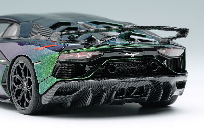 Laden Sie das Bild in Galerie -Viewer, EIDOLON EM438O Lamborghini Aventador SVJ 2018 (Leirion Wheel) Verde Agave Lucide (Carbon Package) Limited 80pcs Make Up 1/43 EM438O
