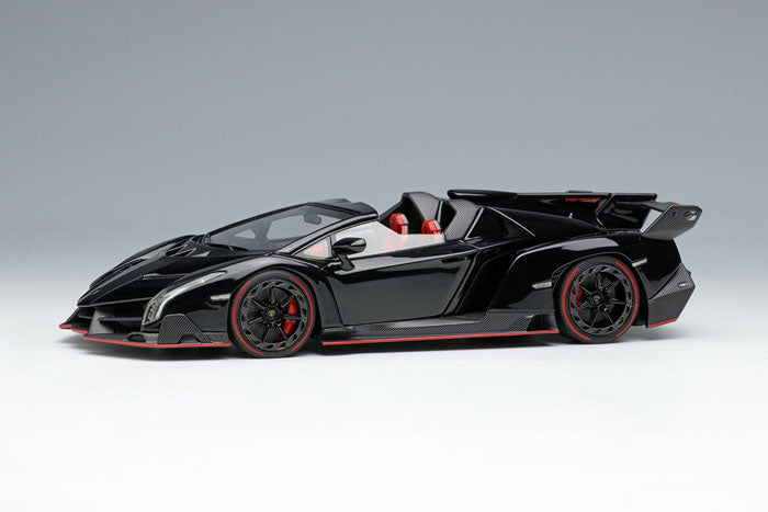 Load image into Gallery viewer, Lamborghini Veneno Roadster 2015 Black Limited 80pcs EIDOLON  1/43

