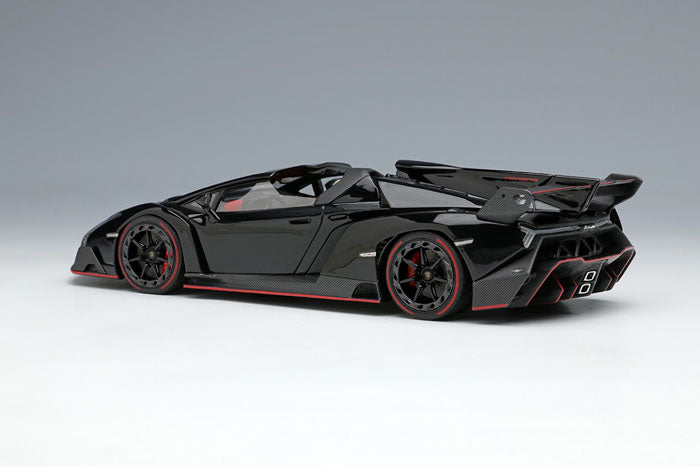Load image into Gallery viewer, Lamborghini Veneno Roadster 2015 Black Limited 80pcs EIDOLON  1/43
