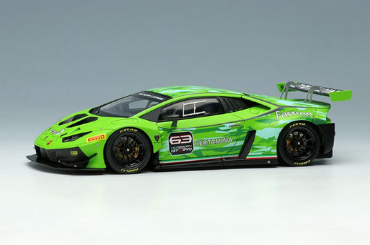 EIDOLON EM469A Lamborghini Huracan GT3 EVO 2018 Matt Green /Camouflage (Presentation) Make Up 1/43 EM469A