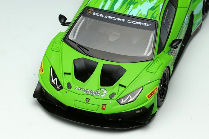 Laden Sie das Bild in Galerie -Viewer, EIDOLON EM469A Lamborghini Huracan GT3 EVO 2018 Matt Green /Camouflage (Presentation) Make Up 1/43 EM469A
