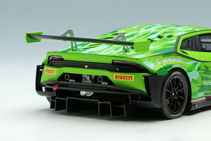 Laden Sie das Bild in Galerie -Viewer, EIDOLON EM469A Lamborghini Huracan GT3 EVO 2018 Matt Green /Camouflage (Presentation) Make Up 1/43 EM469A
