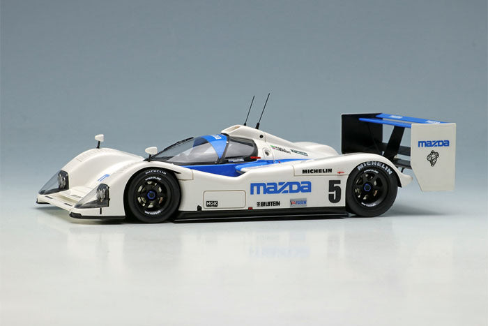 Laden Sie das Bild in Galerie -Viewer, EIDOLON EM486 Mazda MXR-01 Mazda Speed SWC Silverstone 1992 No.5 2nd Make Up 1/43 EM486
