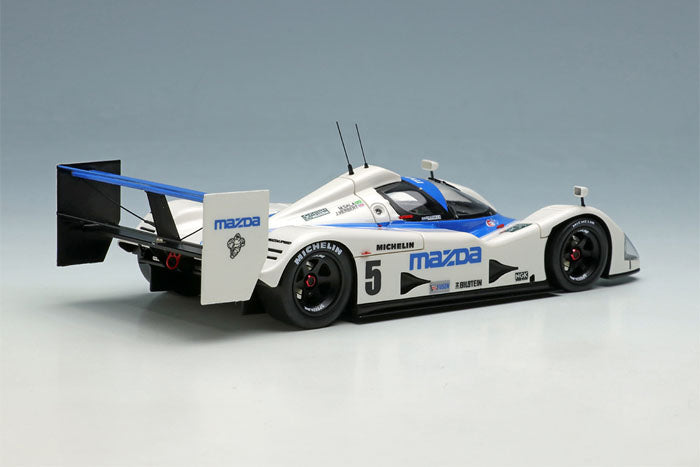 Laden Sie das Bild in Galerie -Viewer, EIDOLON EM486 Mazda MXR-01 Mazda Speed SWC Silverstone 1992 No.5 2nd Make Up 1/43 EM486
