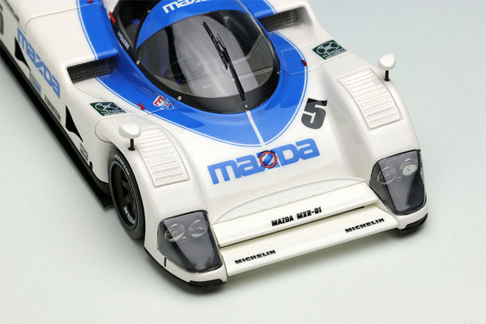 Laden Sie das Bild in Galerie -Viewer, EIDOLON EM486 Mazda MXR-01 Mazda Speed SWC Silverstone 1992 No.5 2nd Make Up 1/43 EM486
