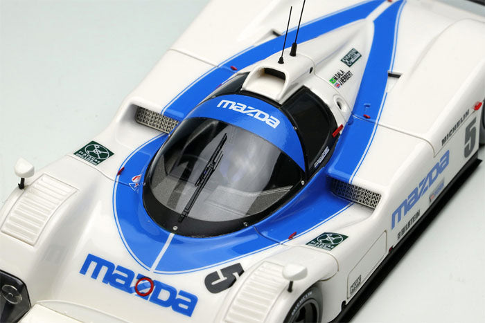 Laden Sie das Bild in Galerie -Viewer, EIDOLON EM486 Mazda MXR-01 Mazda Speed SWC Silverstone 1992 No.5 2nd Make Up 1/43 EM486
