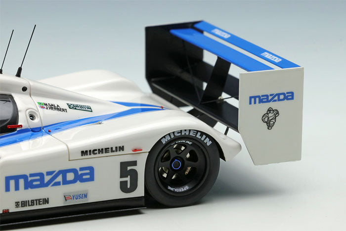 Laden Sie das Bild in Galerie -Viewer, EIDOLON EM486 Mazda MXR-01 Mazda Speed SWC Silverstone 1992 No.5 2nd Make Up 1/43 EM486
