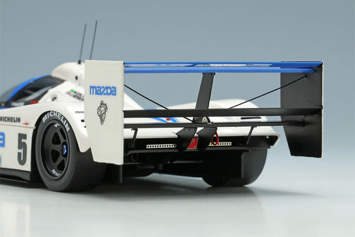 Laden Sie das Bild in Galerie -Viewer, EIDOLON EM486 Mazda MXR-01 Mazda Speed SWC Silverstone 1992 No.5 2nd Make Up 1/43 EM486
