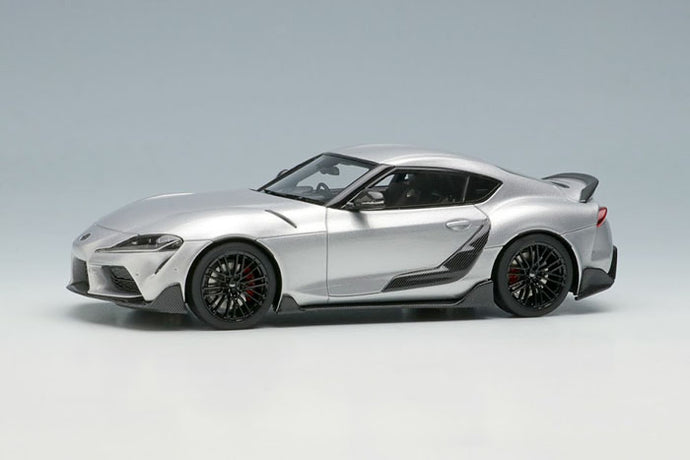 EIDOLON EM502F Toyota GR Supra 2019 TRD Package Silver Metallic Make Up 1/43 EM502F