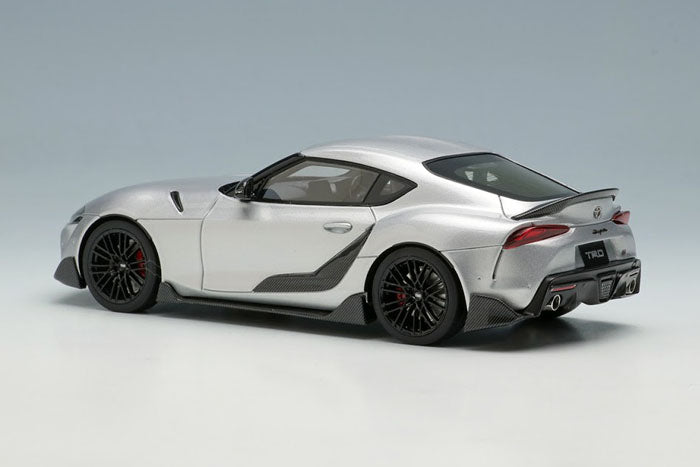Laden Sie das Bild in Galerie -Viewer, EIDOLON EM502F Toyota GR Supra 2019 TRD Package Silver Metallic Make Up 1/43 EM502F
