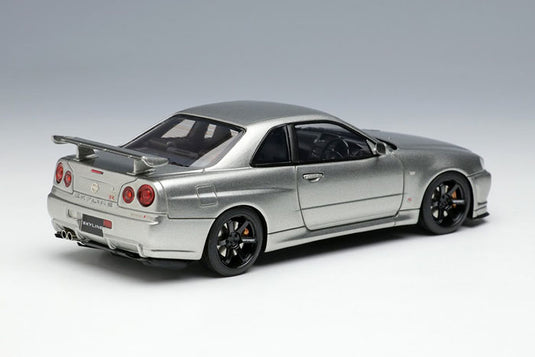EIDOLON EM510D Nissan Skyline GT-R (BNR34) V-Spec II Nur 2002 (TE37 Wheel) Sparkring Silver Make Up 1/43 EM510D