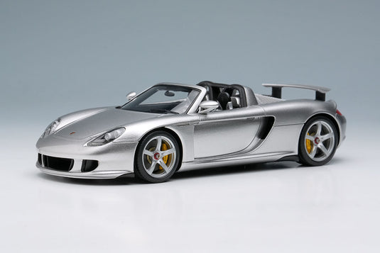 EIDOLON EM567A Porsche Carrera GT 2004 (Rear Wing Up) GT Silver Make Up 1/43 EM567A