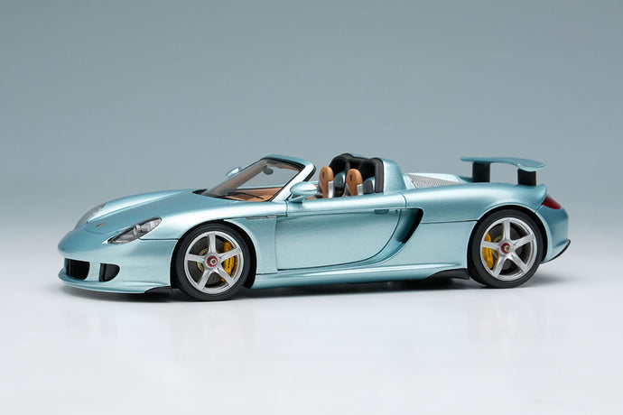 Pre-order EIDOLON 1/43 EM567B Porsche Carrera GT 2004 (Rear Wing Up) Horizon Blue Metallic Limited 100pcs