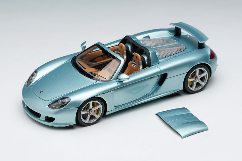 Carica immagine in Galleria Viewer, Pre-order EIDOLON 1/43 EM567B Porsche Carrera GT 2004 (Rear Wing Up) Horizon Blue Metallic Limited 100pcs
