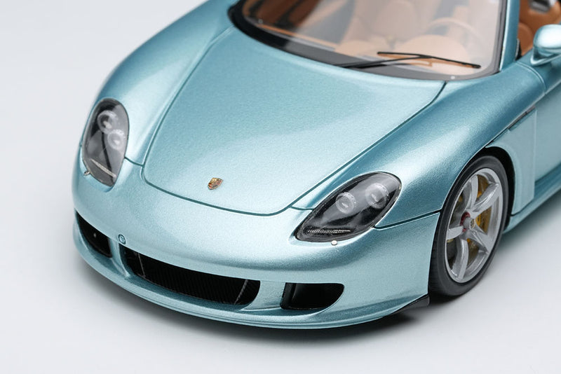 Chargez l&#39;image dans la visionneuse de la galerie, Pre-order EIDOLON 1/43 EM567B Porsche Carrera GT 2004 (Rear Wing Up) Horizon Blue Metallic Limited 100pcs
