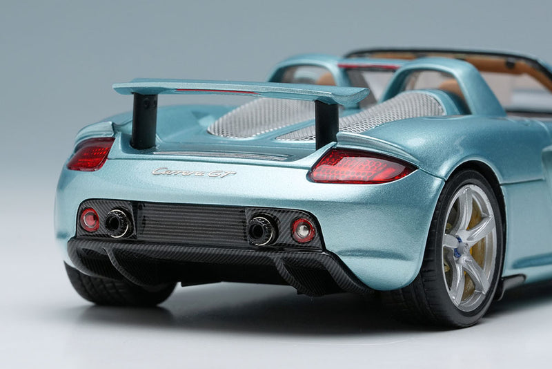 Carica immagine in Galleria Viewer, Pre-order EIDOLON 1/43 EM567B Porsche Carrera GT 2004 (Rear Wing Up) Horizon Blue Metallic Limited 100pcs
