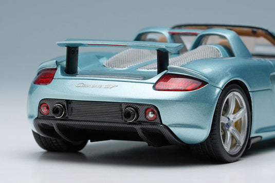 Pre-order EIDOLON 1/43 EM567B Porsche Carrera GT 2004 (Rear Wing Up) Horizon Blue Metallic Limited 100pcs