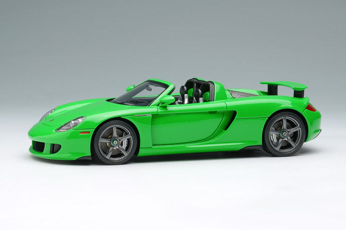 EIDOLON EM567H Porsche Carrera GT 2004 (Rear Wing Up) (US spec) Viper Green Limited 80pcs Make Up 1/43 EM567H