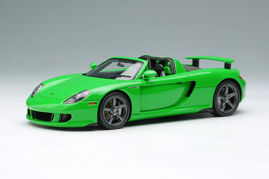 EIDOLON EM567H Porsche Carrera GT 2004 (Rear Wing Up) (US spec) Viper Green Limited 80pcs Make Up 1/43 EM567H