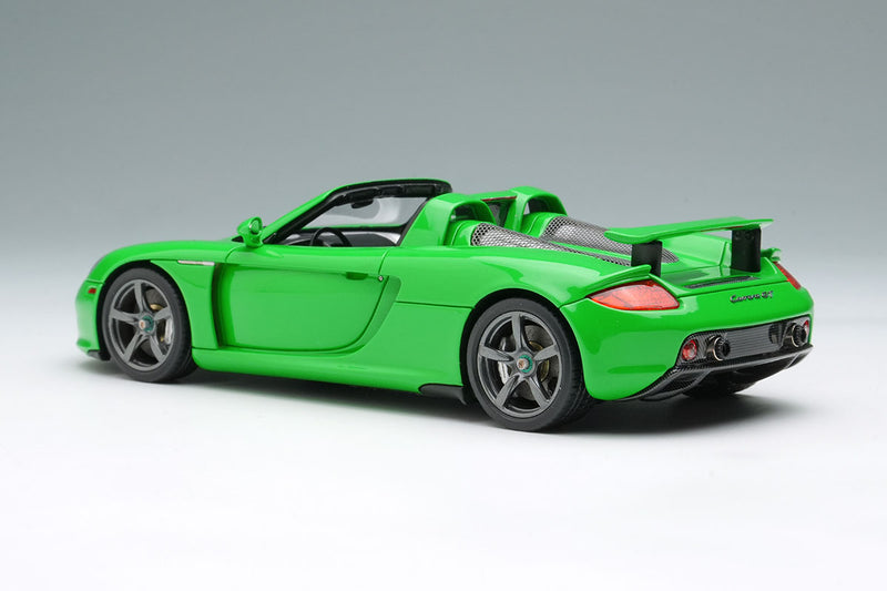 Laden Sie das Bild in Galerie -Viewer, EIDOLON EM567H Porsche Carrera GT 2004 (Rear Wing Up) (US spec) Viper Green Limited 80pcs Make Up 1/43 EM567H
