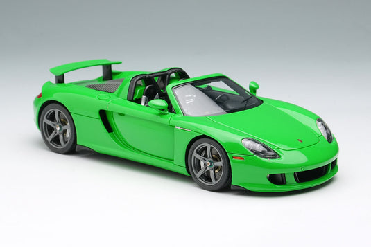 EIDOLON EM567H Porsche Carrera GT 2004 (Rear Wing Up) (US spec) Viper Green Limited 80pcs Make Up 1/43 EM567H
