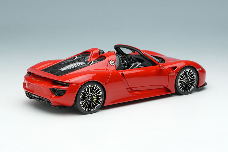 Laden Sie das Bild in Galerie -Viewer, EIDOLON 1/43 EM568B Porsche 918 Spyder 2011 Guards Red
