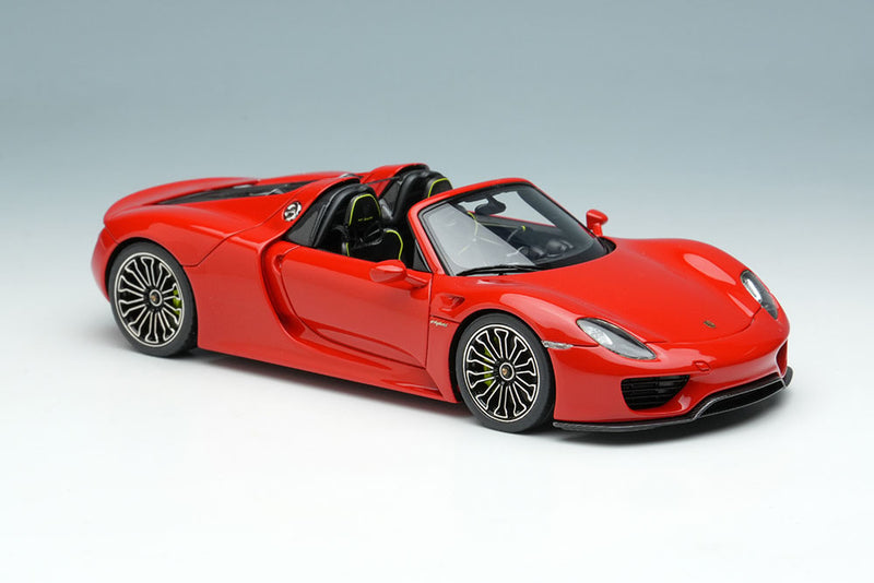 Laden Sie das Bild in Galerie -Viewer, EIDOLON 1/43 EM568B Porsche 918 Spyder 2011 Guards Red
