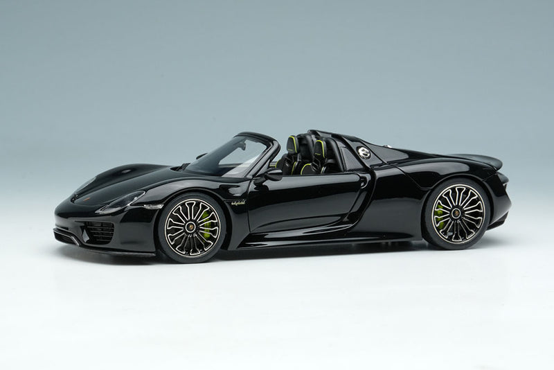 Laden Sie das Bild in Galerie -Viewer, EIDOLON 1/43 EM568C Porsche 918 Spyder 2011 Black
