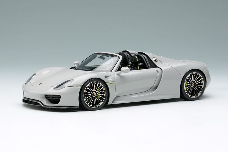 Laden Sie das Bild in Galerie -Viewer, EIDOLON EM568J Porsche 918 Spyder 2011 Fashion Gray (Limited 60pcs) Make Up 1/43 EM568J
