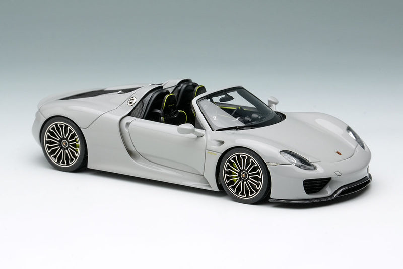 Laden Sie das Bild in Galerie -Viewer, EIDOLON EM568J Porsche 918 Spyder 2011 Fashion Gray (Limited 60pcs) Make Up 1/43 EM568J
