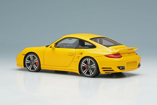 EIDOLON EM619A Porsche 911 (997.2) Turbo 2010 Speed Yellow Limited 50pcs Make Up 1/43 EM619A