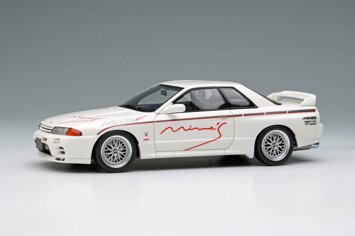 EIDOLON EM644A Mine's Skyline GT-R (BNR32) N1 White (BBS LM Evolution Wheel) Make Up 1/43 EM644A